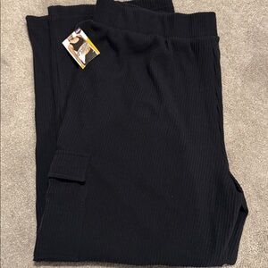 Avia Ribbed Cargo Lounge Pants